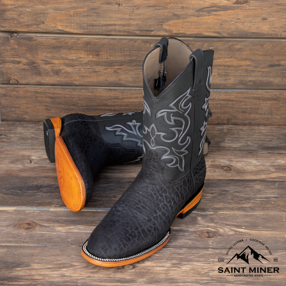 Botas cuello negro buck classic cinto REGALO - Image 4