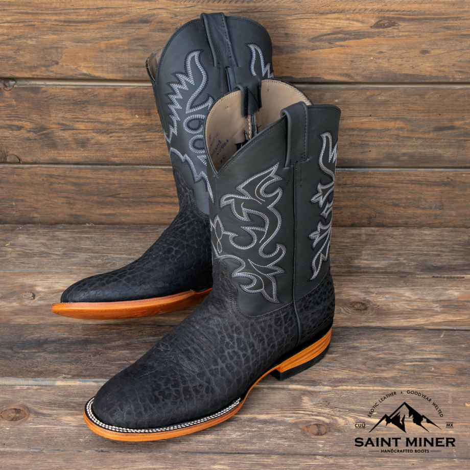 Botas cuello negro buck classic cinto REGALO