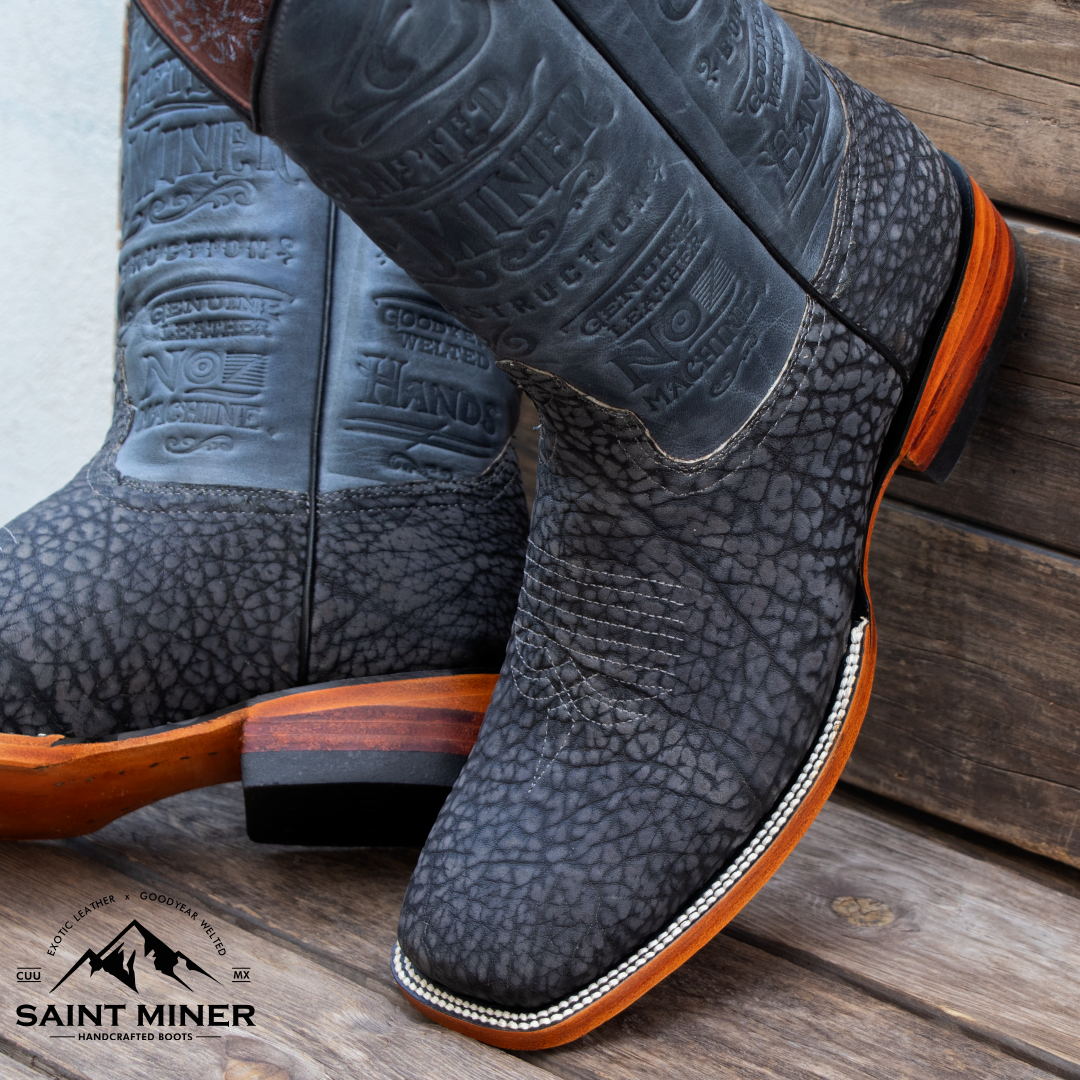 Botas Smoke Blue con cinto de REGALO - Image 2