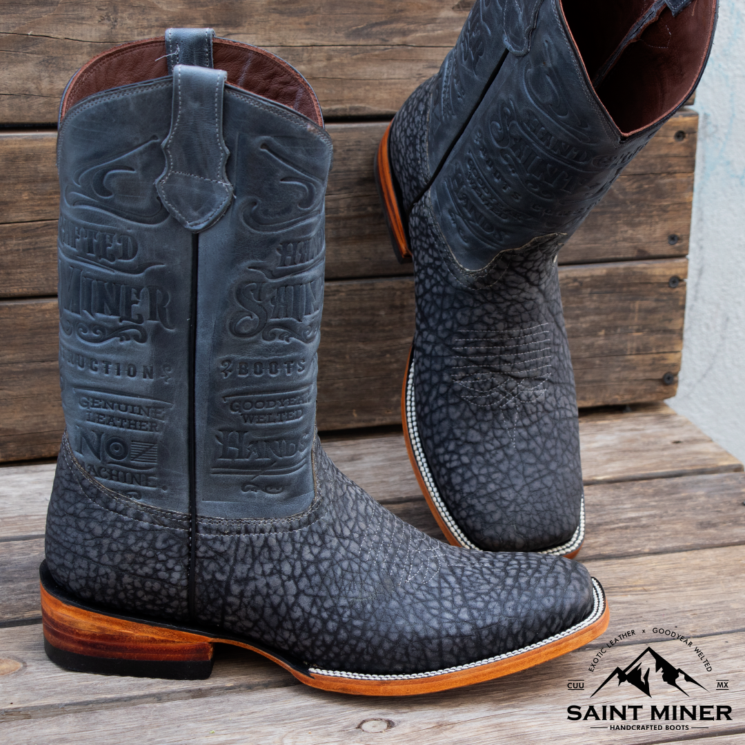 Botas Smoke Blue con cinto de REGALO - Image 3