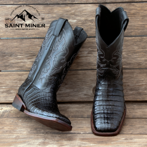 Botas modelo belly caiman estilo mamba negro cinto de REGALO