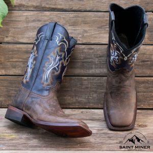 Botas Oklahoma color nogal con cinto de REGALO!