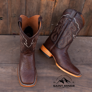 Botas cuello de toro tabaco con cinto de REGALO!