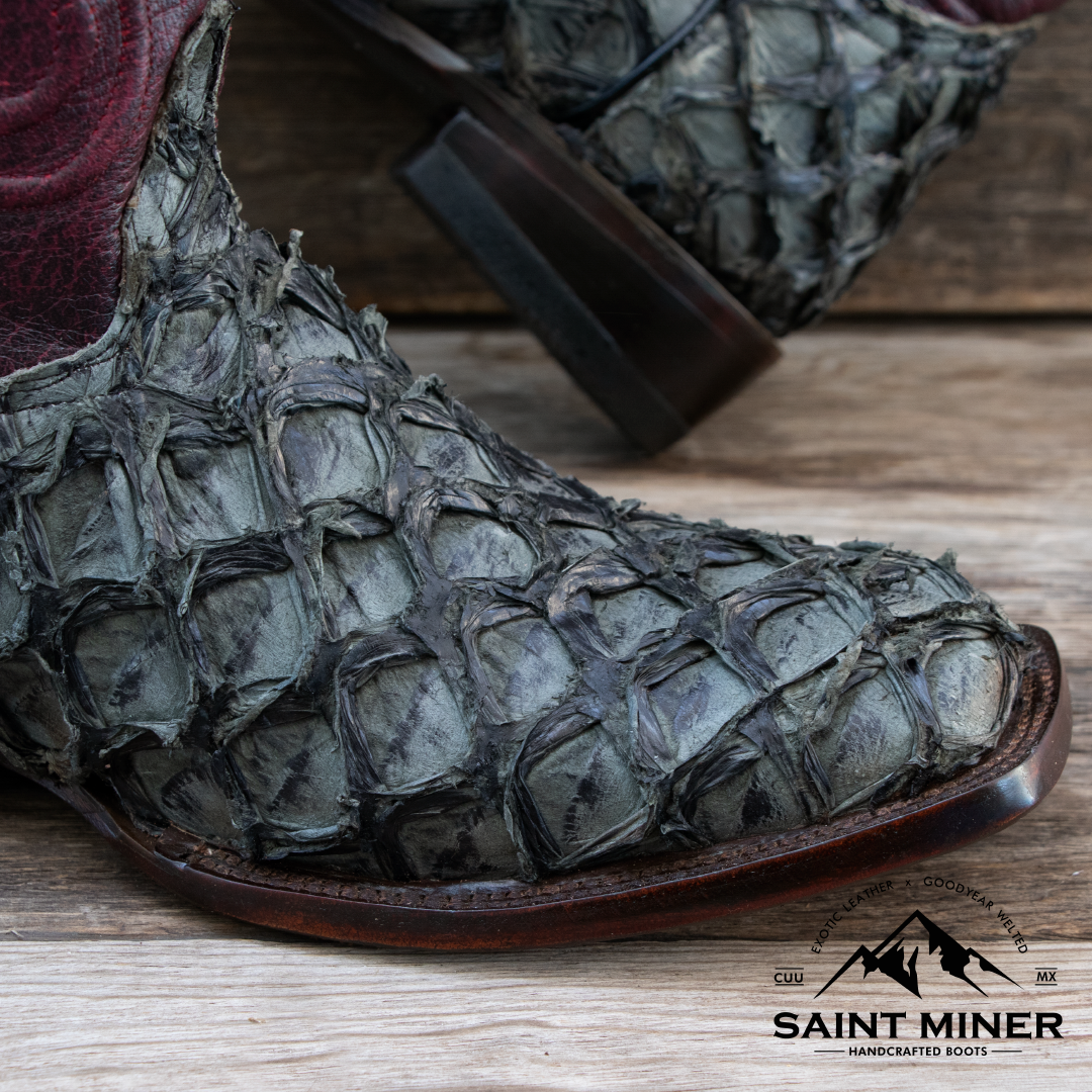 Botas de pescado estilo Smoking JOE color gris con cinto de REGALO! - Image 6