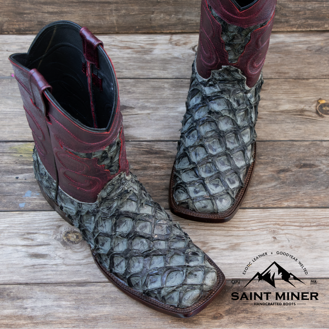 Botas de pescado estilo Smoking JOE color gris con cinto de REGALO! - Image 7